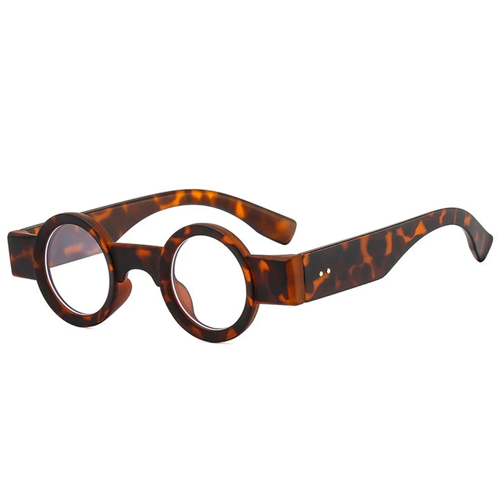 SO&EI Ins Popular Fashion Small Round Sunglasses Women Retro Punk Shades UV400 Men ClaroOcean Lens Trending Rivets Sun Glasses